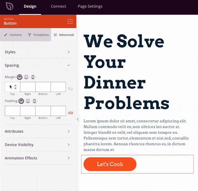 SeedProd-margin-padding-settings - SeedProd