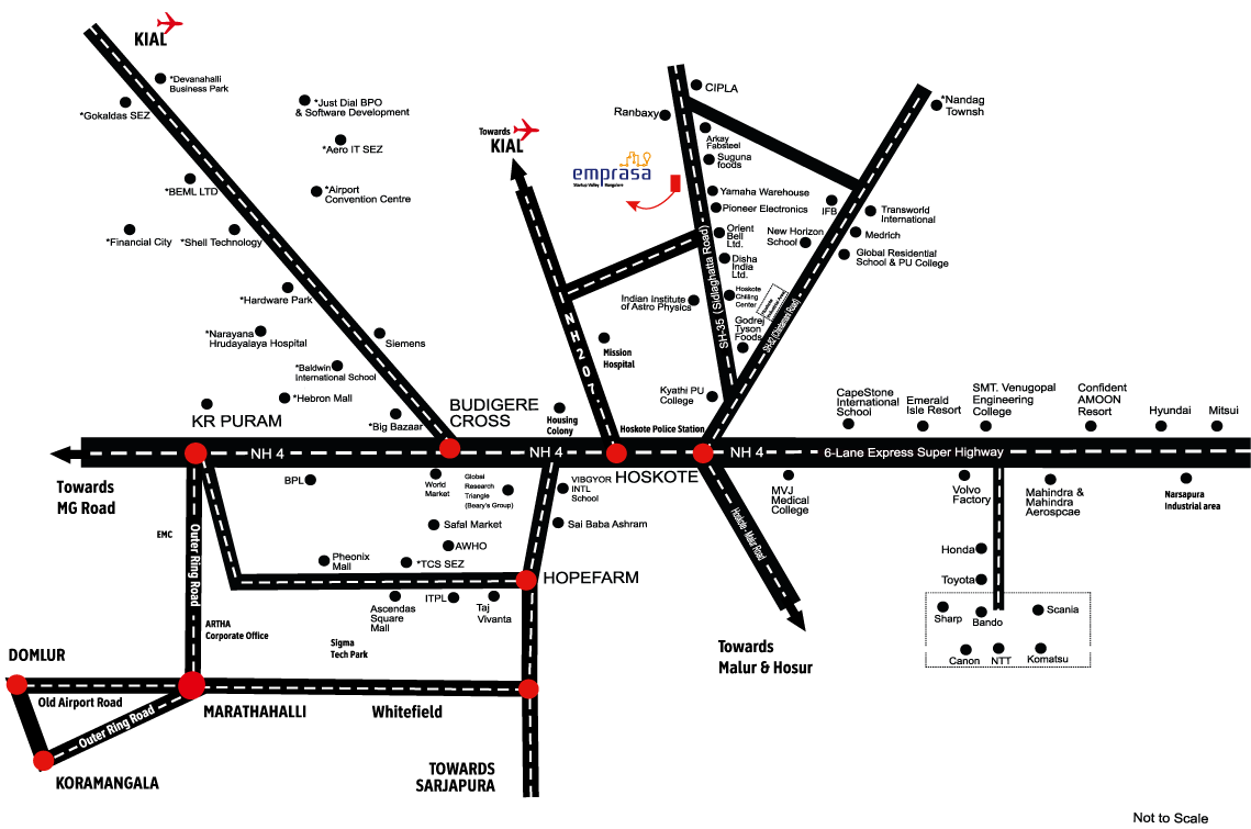 Emprasa Route Map