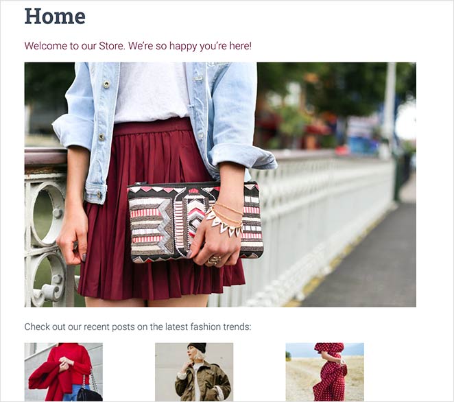 edit-WordPress-home-page-example - SeedProd Here's an example of a home page we edited using the WordPress block editor