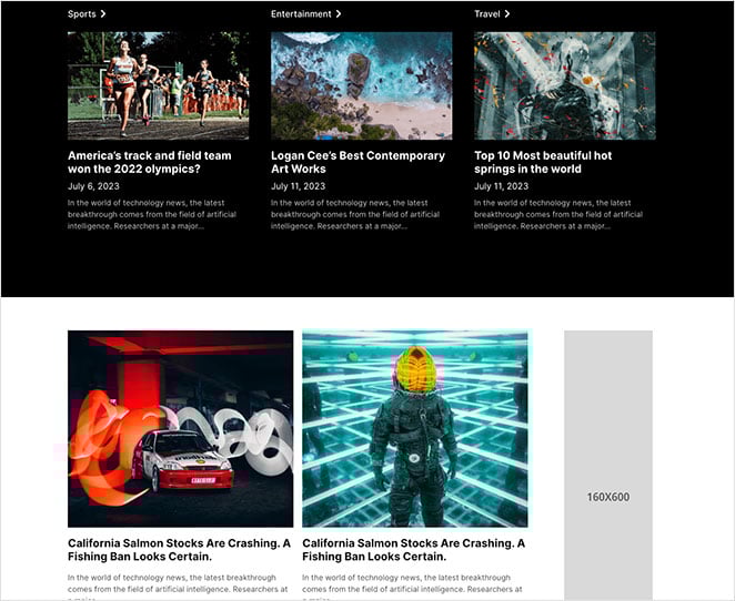 magazine-style-layout - SeedProd Magazine style posts layout