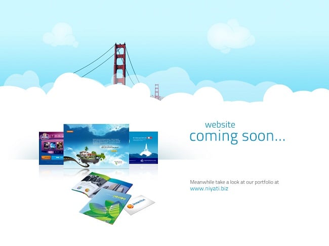 Niyati - SeedProd Niyati coming soon page example