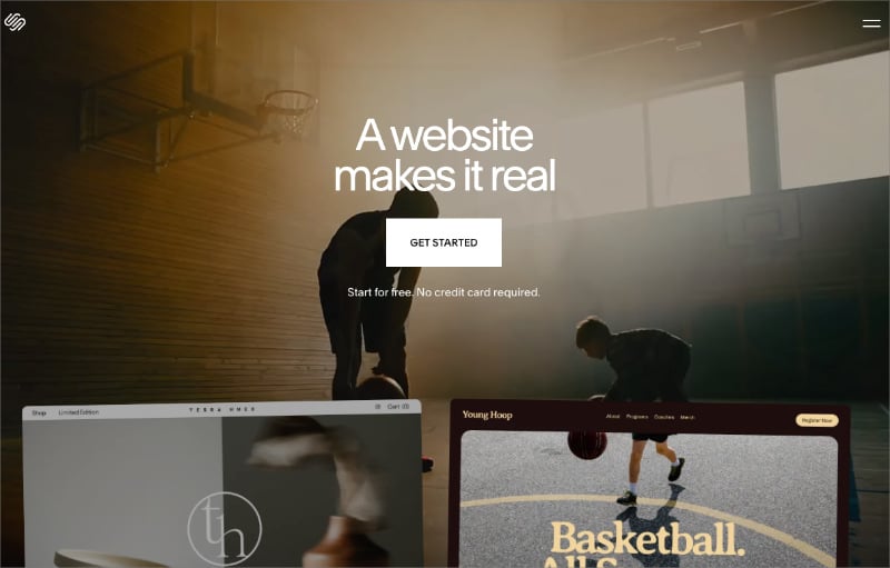 Squarespace website builder branding for creating visual portfolio sites for service businesses