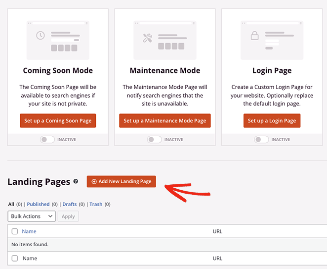 add-new-landing-page - SeedProd add a new landing page