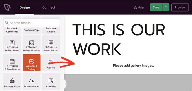 Advanced gallery block SeedProd