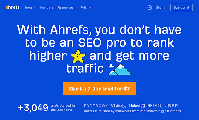 ahrefs-best-seo-tool - SeedProd Ahrefs best SEO tool