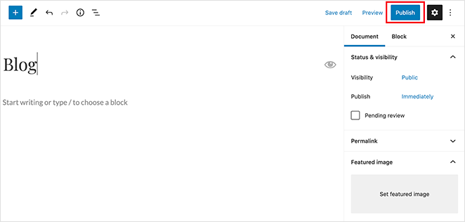 create-a-new-blog-page - SeedProd Create a new page for your WordPress blog.