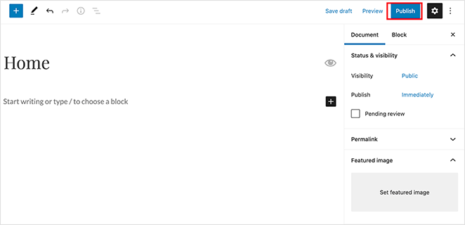 create-a-new-home-page - SeedProd Create a new page for your homepage