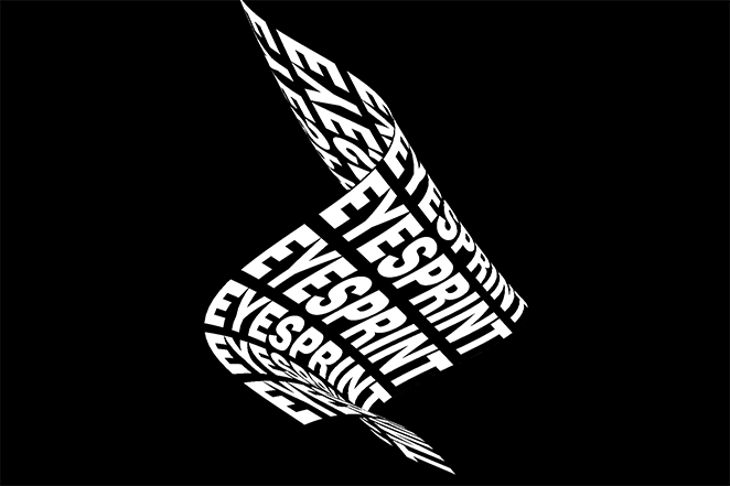 Experimental typeface example