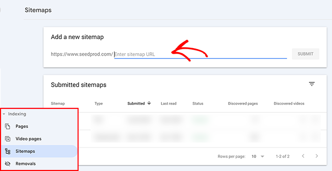google-search-console-sitemaps - SeedProd Adding a sitemap in google search console