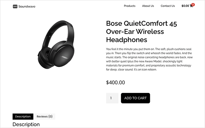 one-product-website-single-product-page - SeedProd WooCommerce product page SeedProd