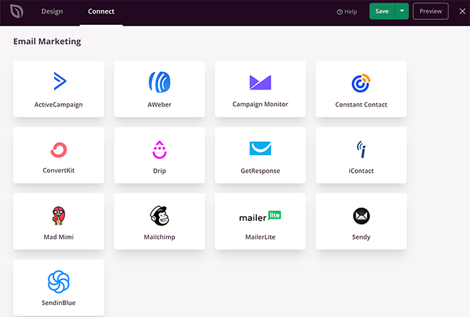 seedprod-email-marketing-integrations - SeedProd Connect SeedProd to your email marketing service