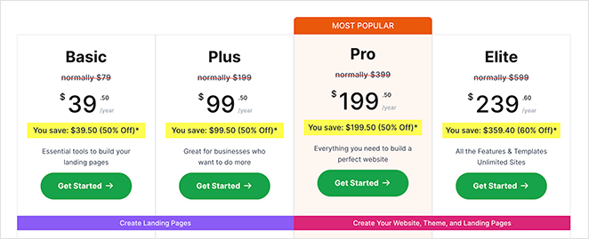 seedprod-pricing - SeedProd SeedProd pricing page