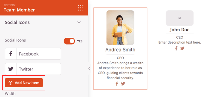 seedprod-social-icons-min - SeedProd Adding more social icons to the team member block