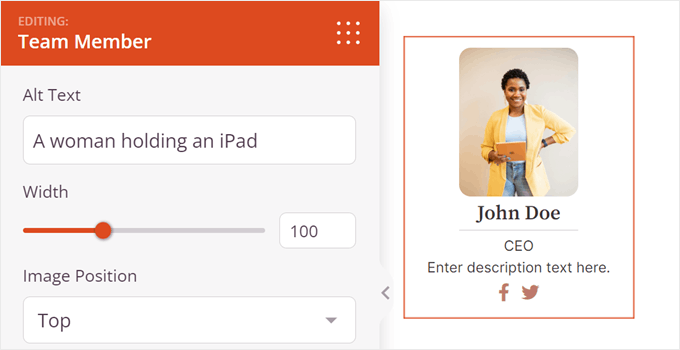 seedprod-team-member-image-min - SeedProd adding image alt text to team member block