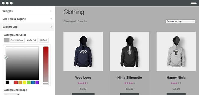 storefront-customization - SeedProd Storefront customization options