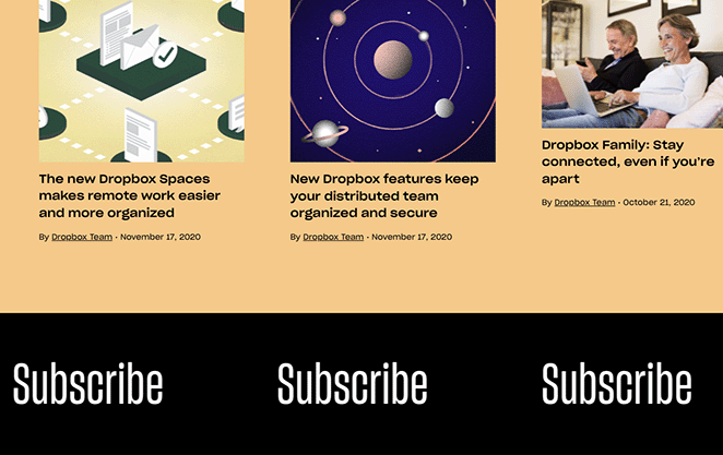 subscribe-carousel - SeedProd Dropbox blog subscribe carousel