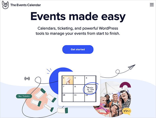 The Events Calendar plugin for WordPress