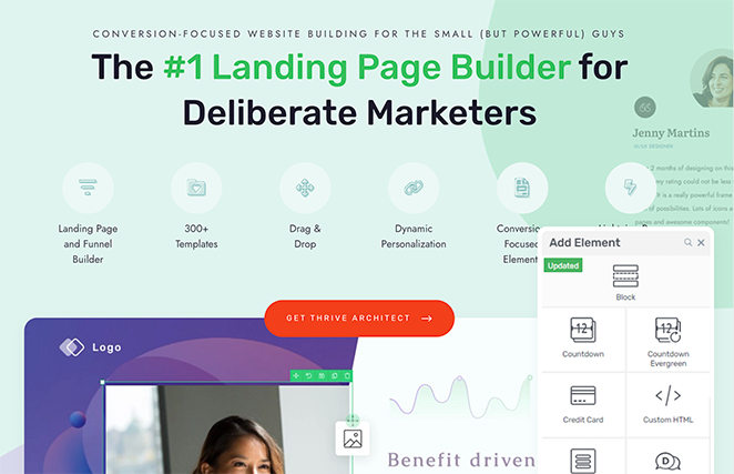 Thrive Architect WordPress page builder