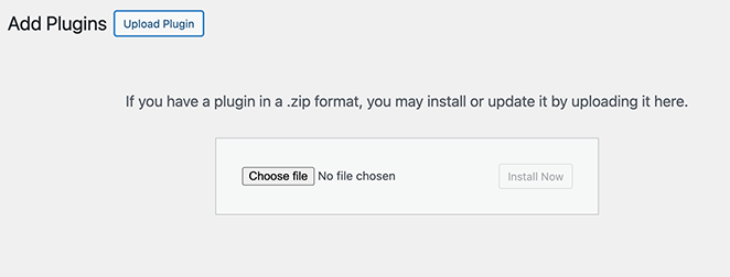 Upload SeedProd Pro plugin ZIP in the WordPress Plugins → Add New screen