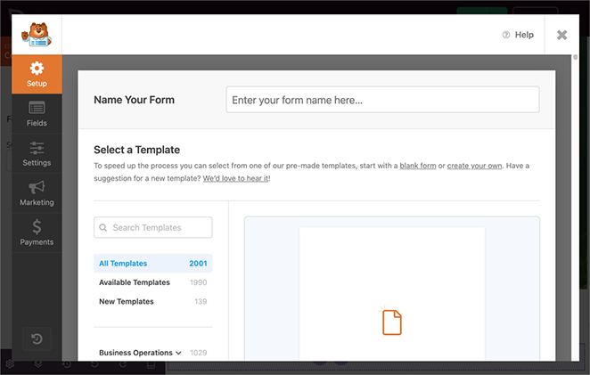 wpforms-form-builder-in-seedprod - SeedProd WPForms form builder integrated inside SeedProd