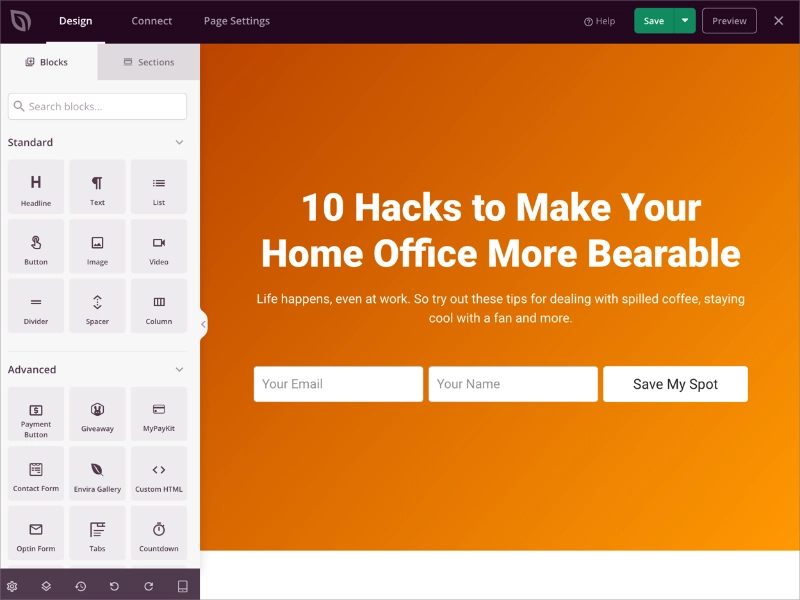 seedprod-page-builder - SeedProd SeedProd visual editor with blocks for building a press page
